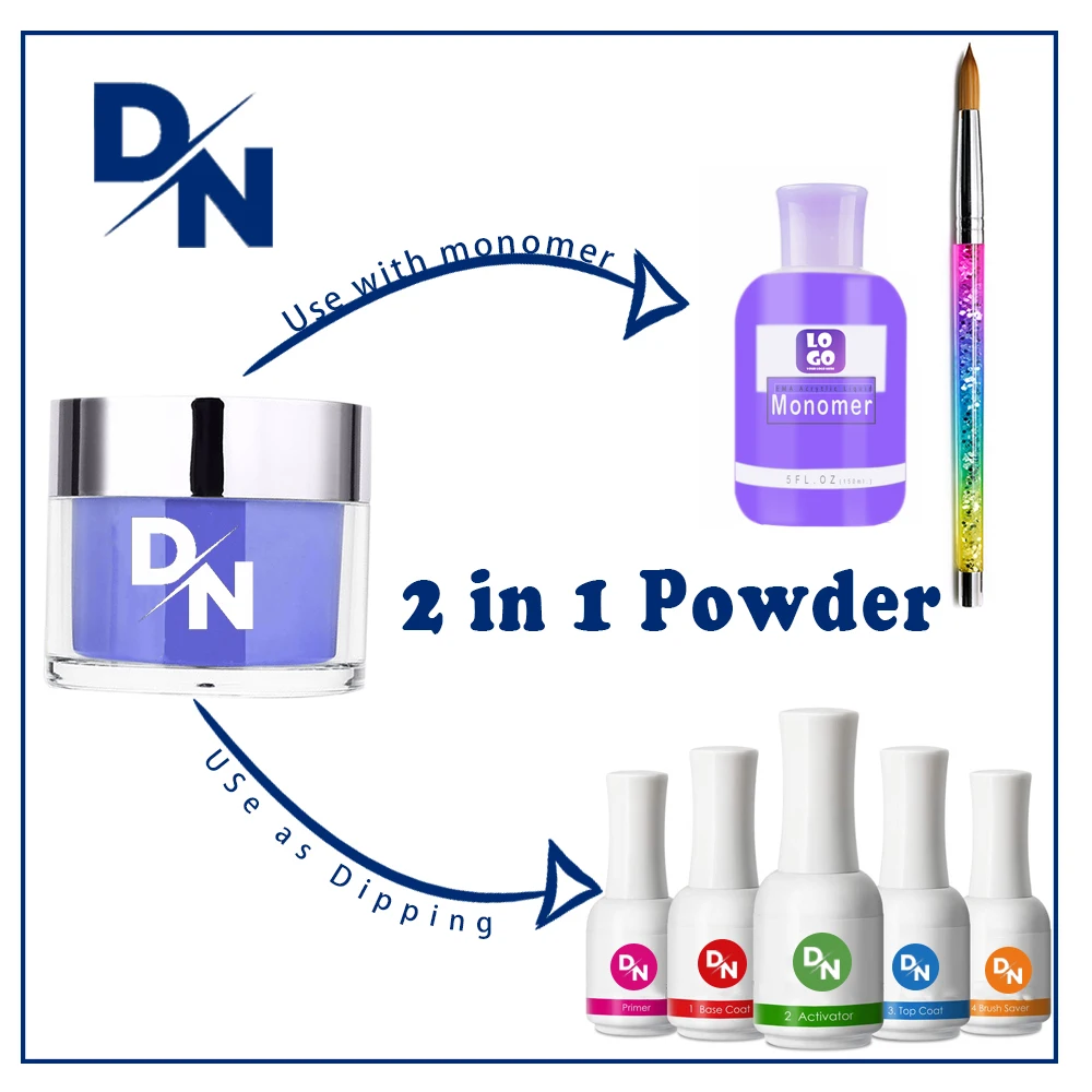 Wholesale acrylic powder Oem Professional bubble yum  Ema nail supplies Nail Art Nail Bulk Dip Acrylic Powder