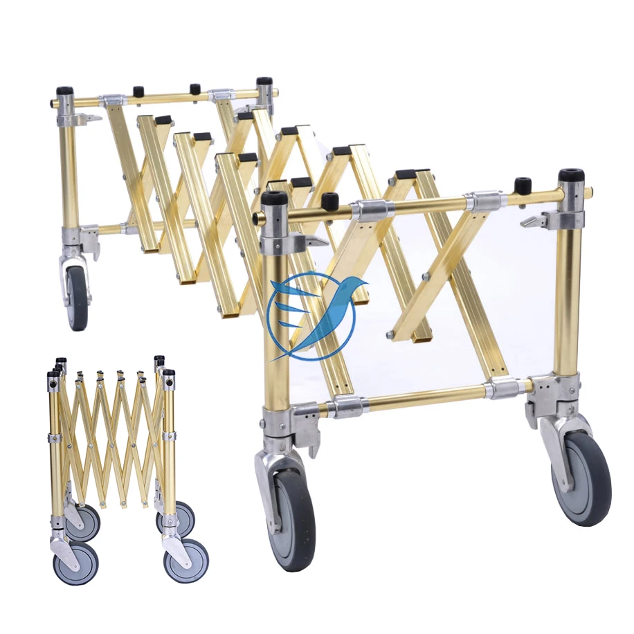 
Factory directly Aluminum alloy Funeral Church Truck Casket Coffin Transport trolley 