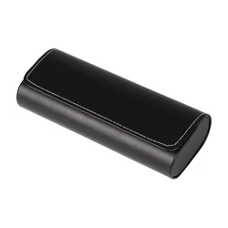 Portable Eyeglass Case, Luxury Stylish vegan Leather Compact Magnetic Closure eyewear Cases for School, Reading and Office
