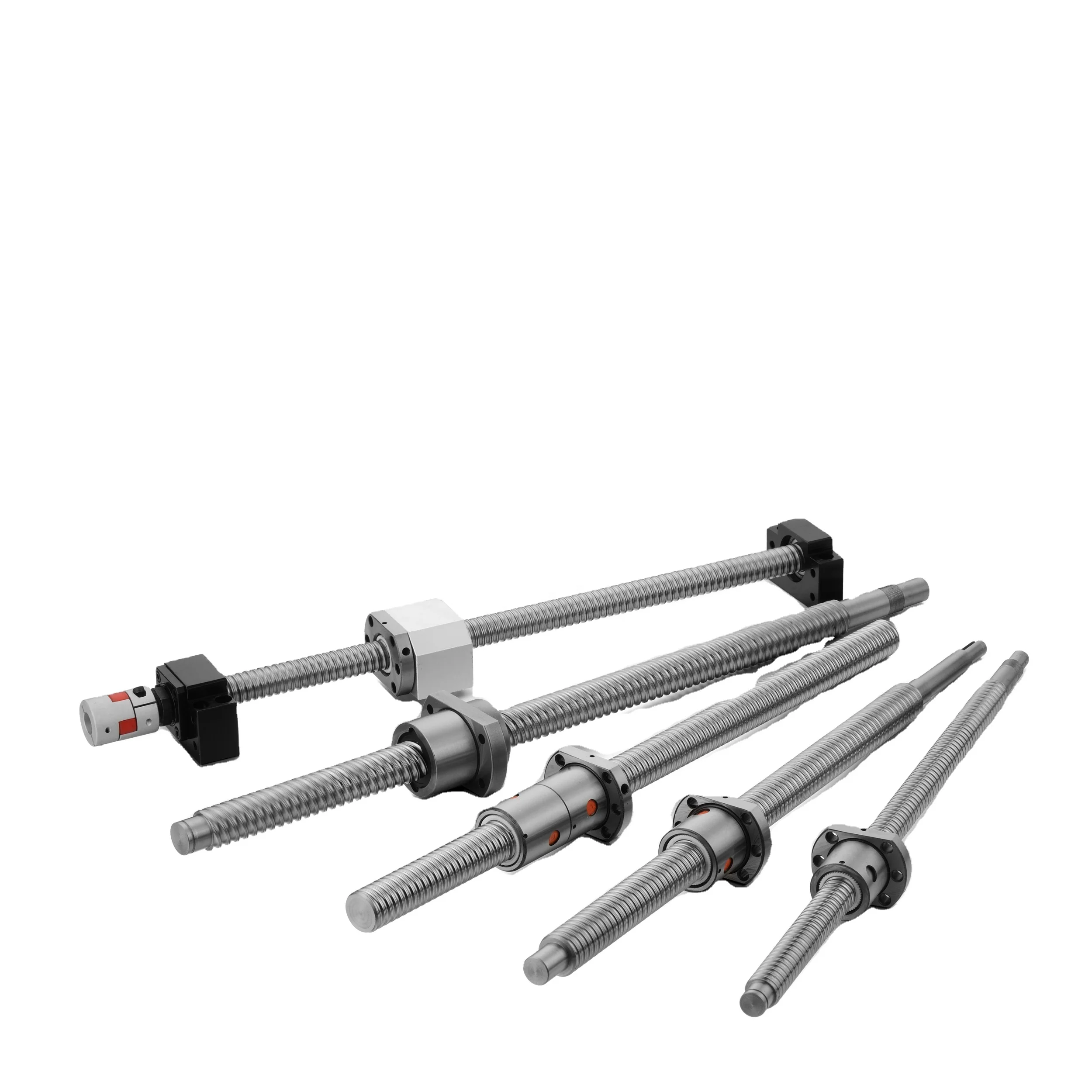 
1605 2005 2505 Precision cnc Linear Ball Screw Set Bearing Linear Rod Nut for cnc machine Linear Guide 3205 1500mm 2500mm 3000mm 