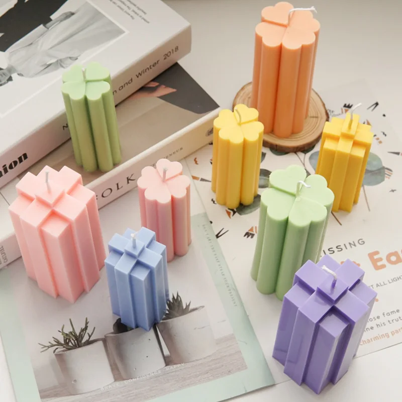 DIY  Candle Plastic Mould Transparent Candle Making Mould Aromatherapy Molds Acrylic Candle Mold