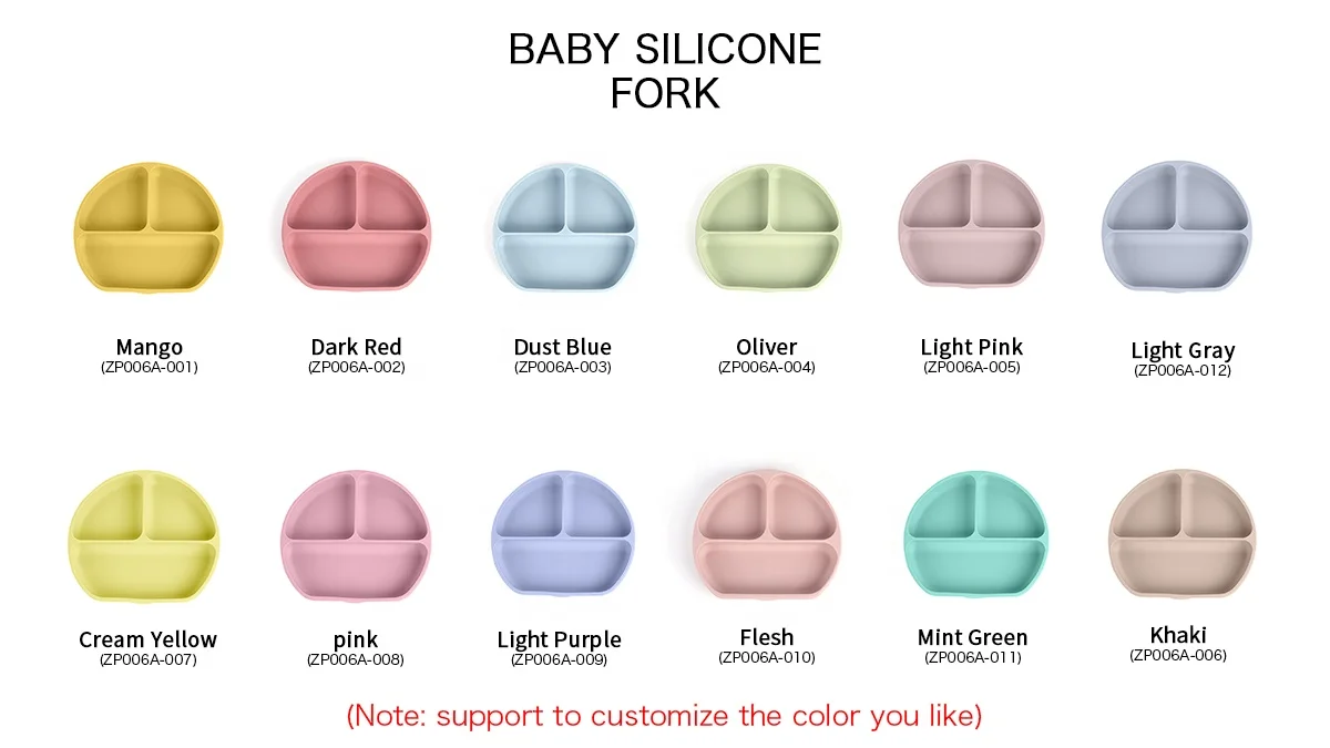 Лидер продаж amazon 2022, детские товары, набор тарелок, ложка, силиконовый набор для кормления ребенка, набор силиконовых чашек