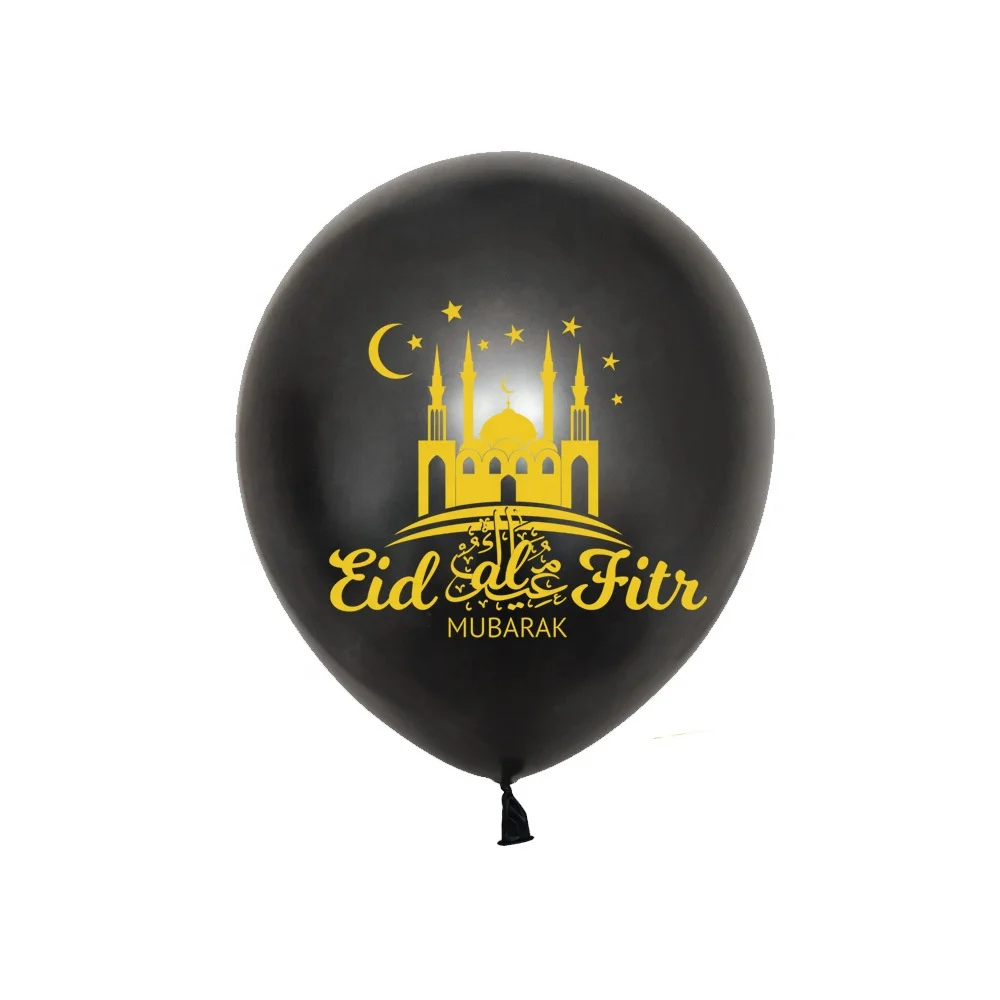 Ramadan Kareem Decoration Eid Mubarak Latex Balloons Eid Party Decor