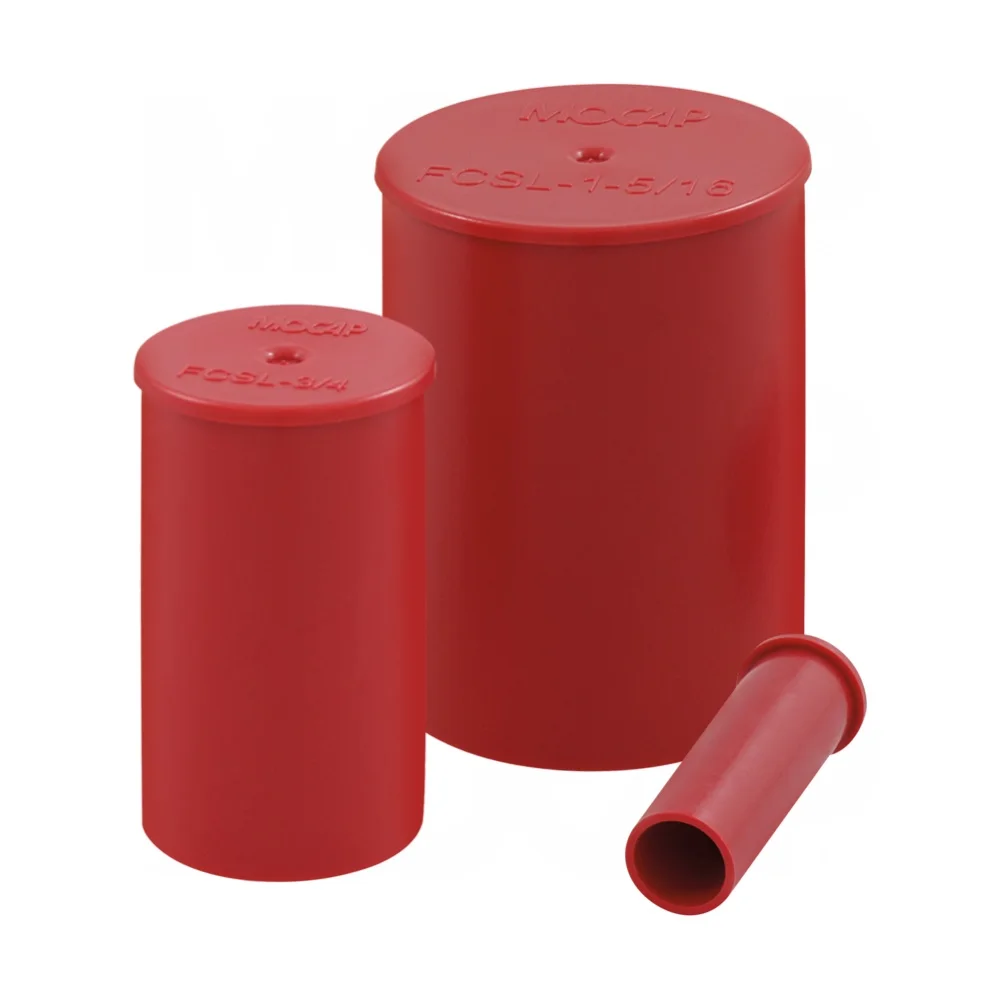 Straight flanged pvc end cap for steel pipes