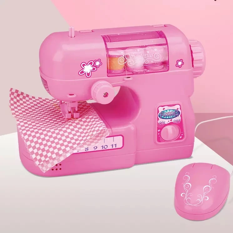 Kids Sewing Machine,Girl Sewing Toy Set,B/o Toys Play Set