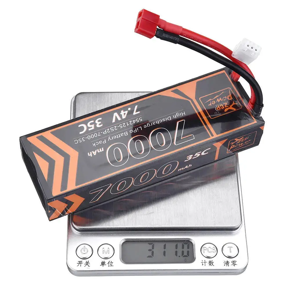 Лидер продаж аккумулятор для дрона lipo 2s 3s 7 4 v 11 1 мощный перезаряжаемый FPV 6000mah 7000mah RC
