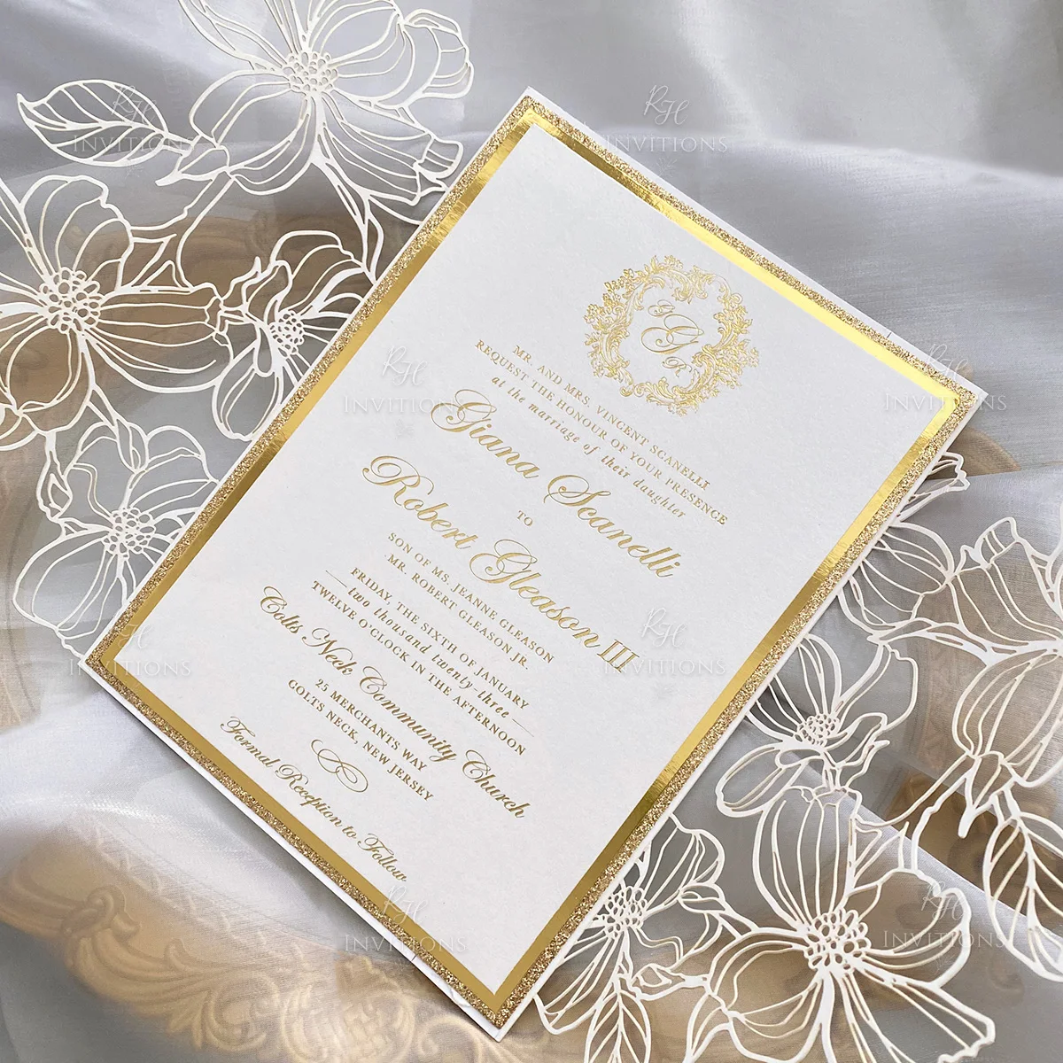 Wedding Card Turkish Tri Fold Wedding Invitation Laser Cut Wedding Cards