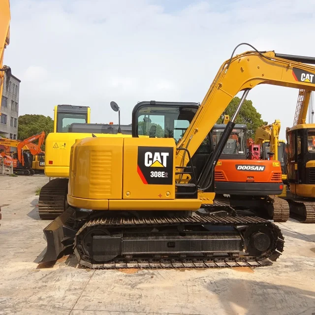 Used Cat 308E2 Small Crawler Excavator Machine for Sale Wheel Excavator with Core Components Engine Pump Motor