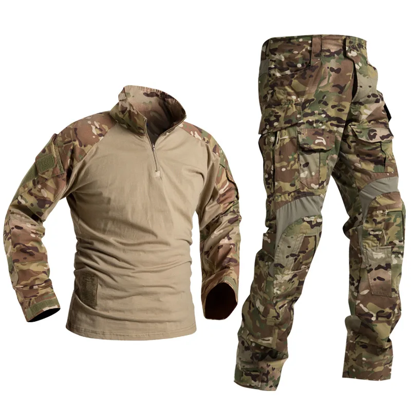 Tactical Uniform Combat Camouflage Green Kaki G4 Jungle Uniforms Manufacturer Khaki Fire