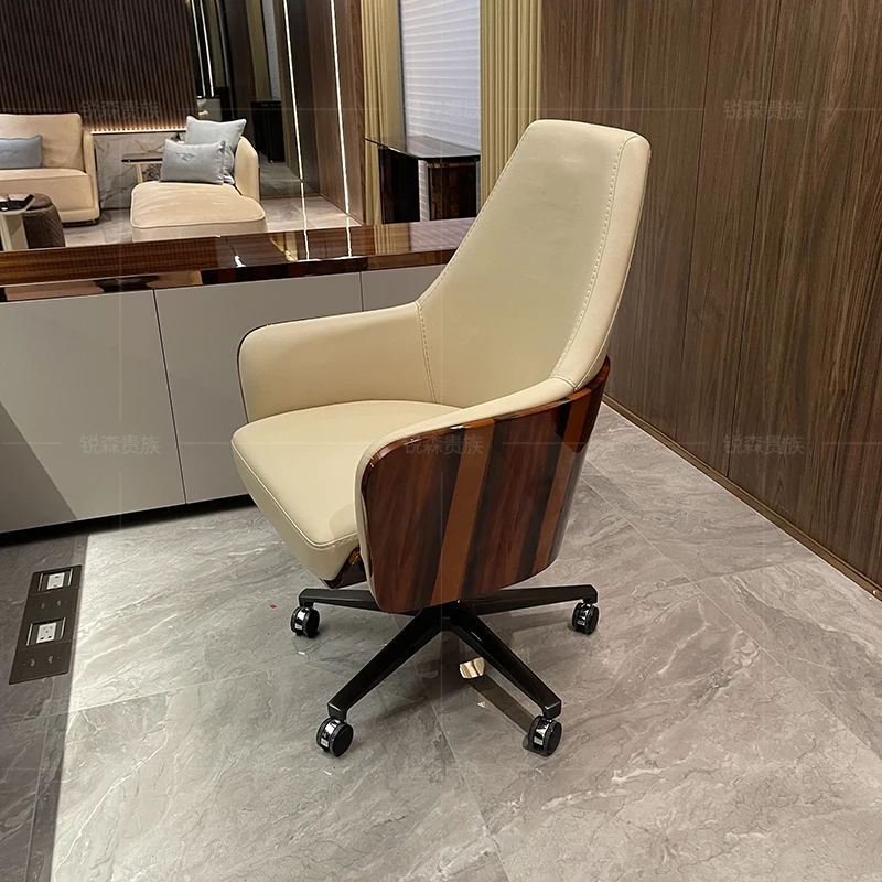 MO LAN Italian light luxury post-modern Bentley new products rotating boss office chair customization