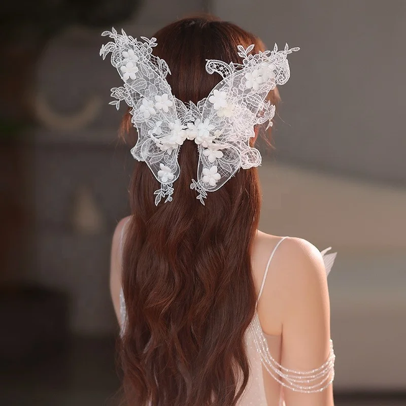 New Design Fashion Handmade Bride Headwear Women Hair Accessories Wedding Bridal Headband