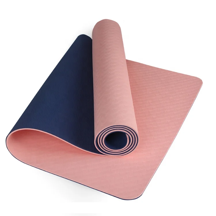 
Competitive factory price non slip private label custom 6mm TPE yoga mat double sided eco friendly mat yoga for yoga pilates 