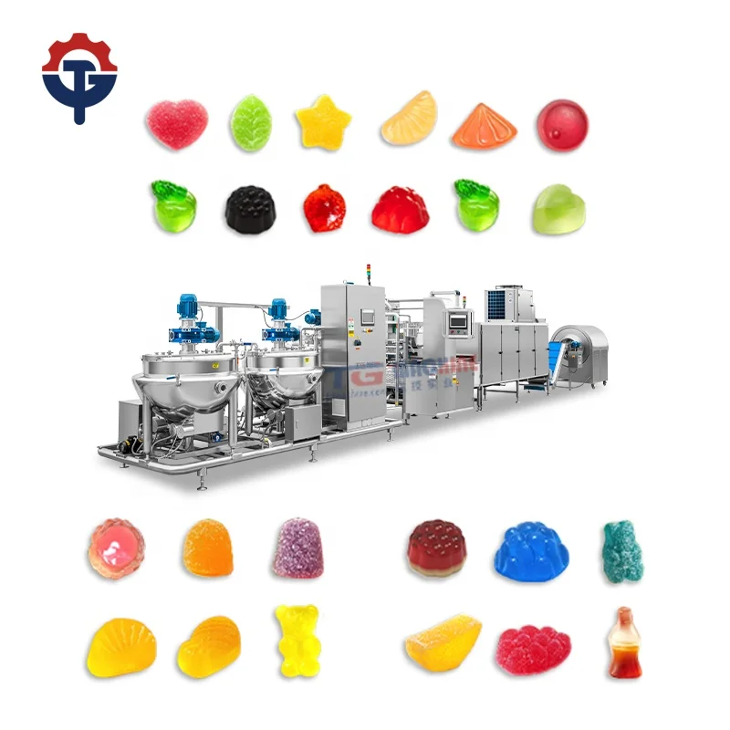 integrated jelly candy Gummy Candy Production Machine various gummy maker with small occupation