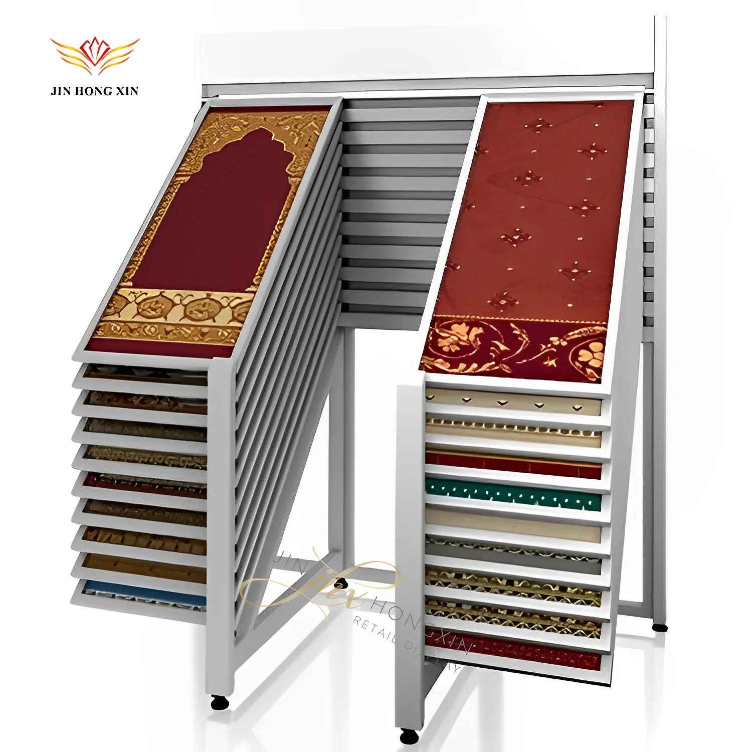 china manufacturer ceramic tile sample rack, metal holder glazed brick, display stands for tiles