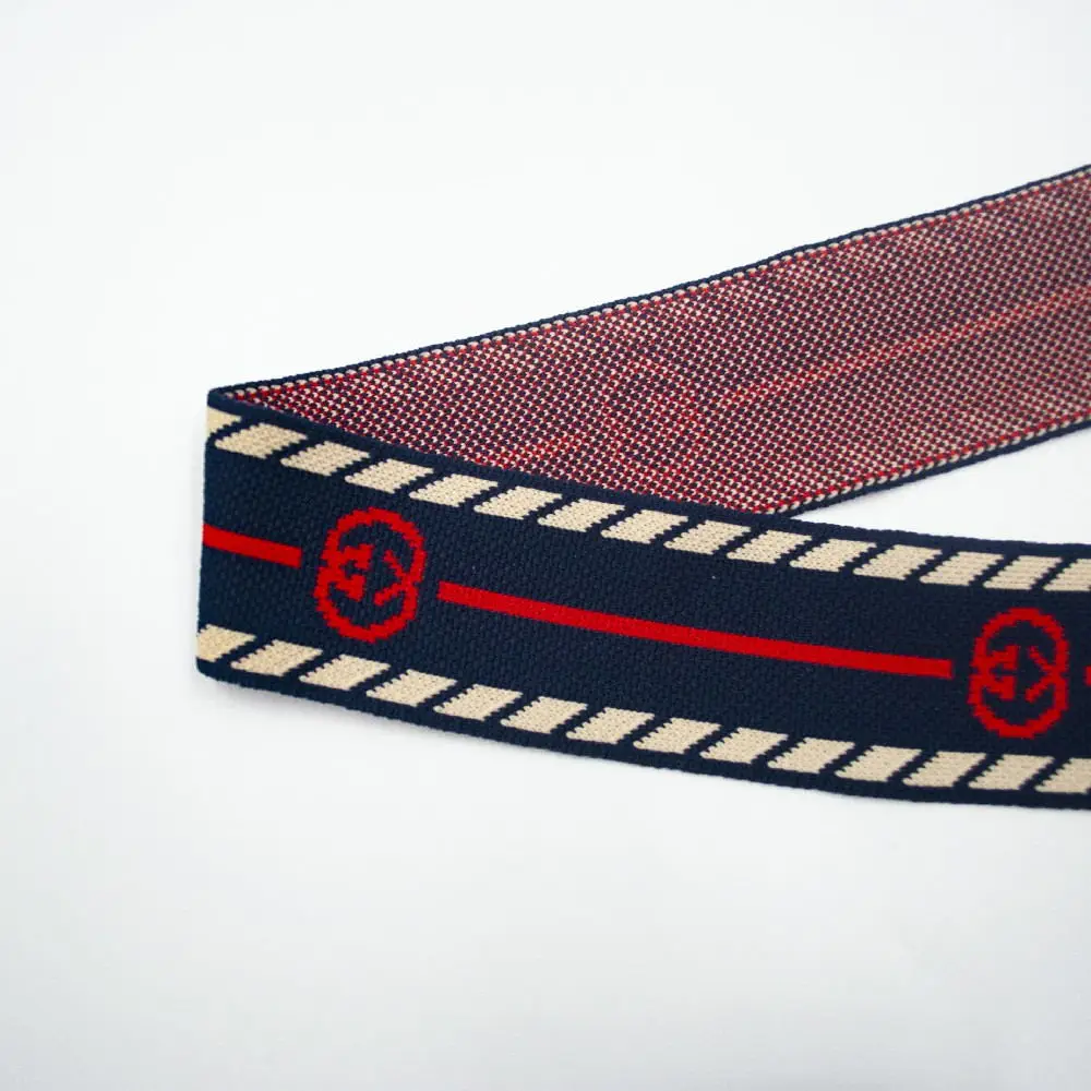 Custom  Recycled 100% Polyester Grosgrain Satin Ribbon For Garments