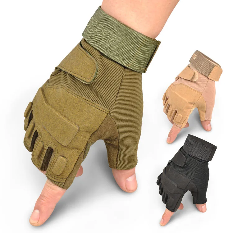 
Army Military Tactical Half Finger Bicycle Camouflage Gloves Men Women Sports Climbing Fitness Driving Gloves Special Forces 