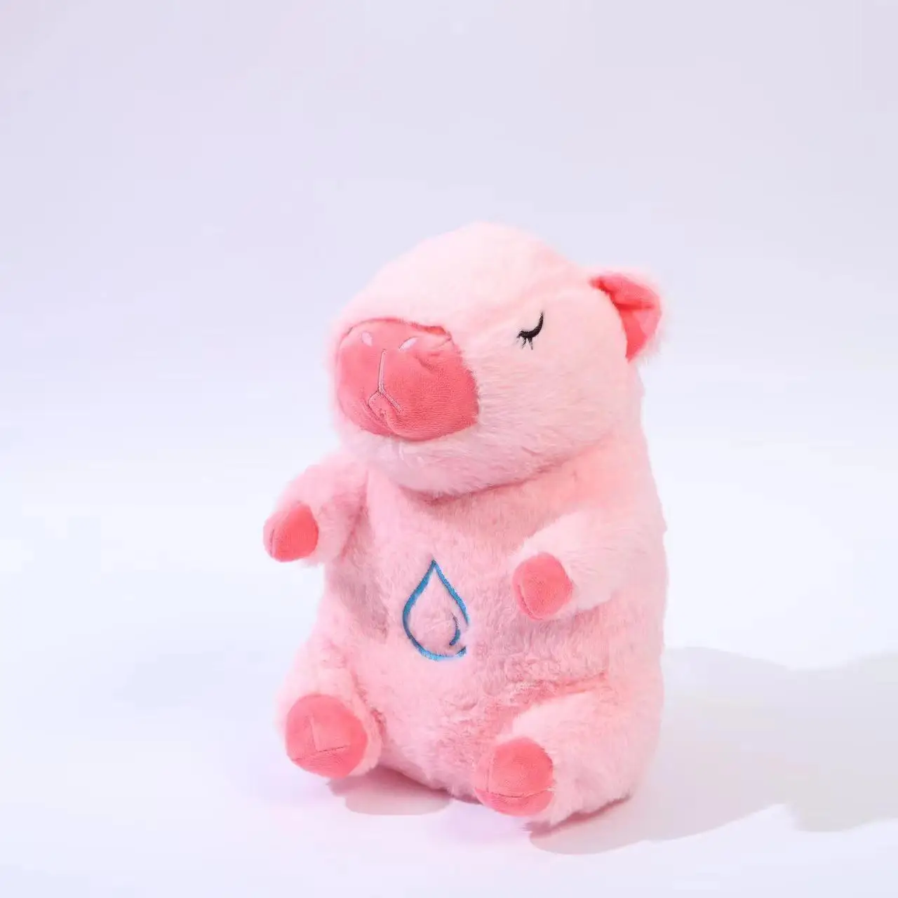 2024 Cozy up with this Breathing Otter Beaver Plush Stuffed Animal Toy kids light up for new born baby Months Babies