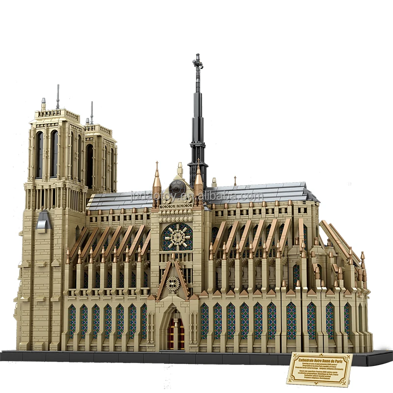 Reobrix 66016 New MOC Idea City Notre Dame De Paris Bricks toys Adults Building Blocks Sets Toys christmas gifts for kids toys