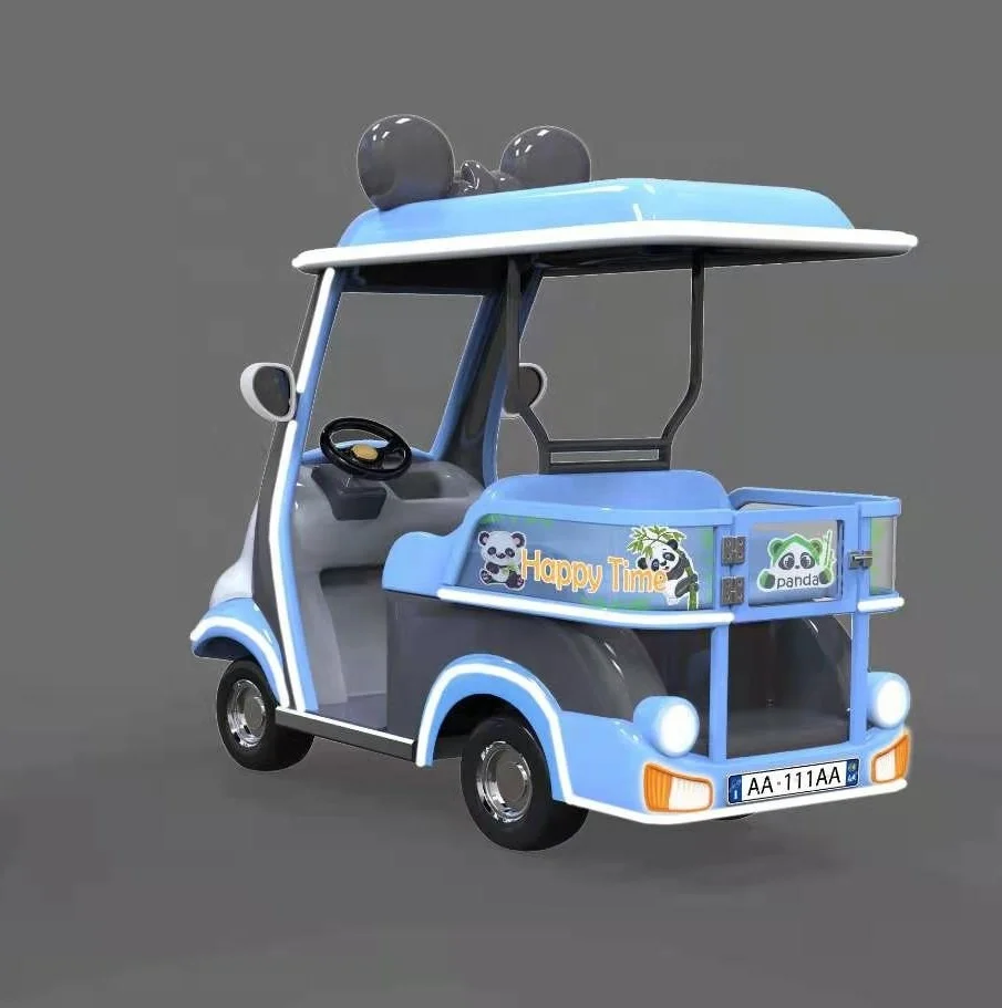 2 seats self-driving electric car with goods enclosure