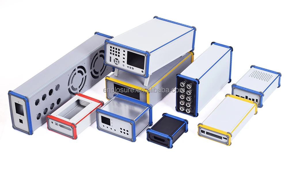 Custom electronics aluminum extruded enclosure aluminum extrusion box