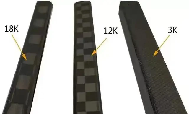 Customized 3K/12K/18K Raw Carbon Fiber Hockey Stick High Strength Composite Ice Hockey Sticks