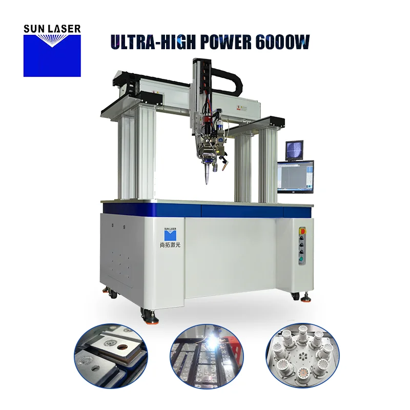 Prism type 4-axis laser welding machine platform New energy lithium battery fiber laser welding equipment can be customized