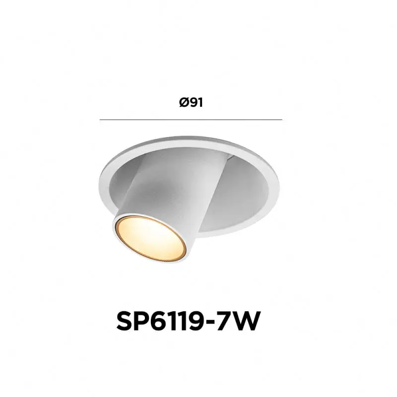 FAST Factory promotion cheap price aluminum white black SN CH deep spotlight fitting MR16 GU10 G5.3 led downlight housing