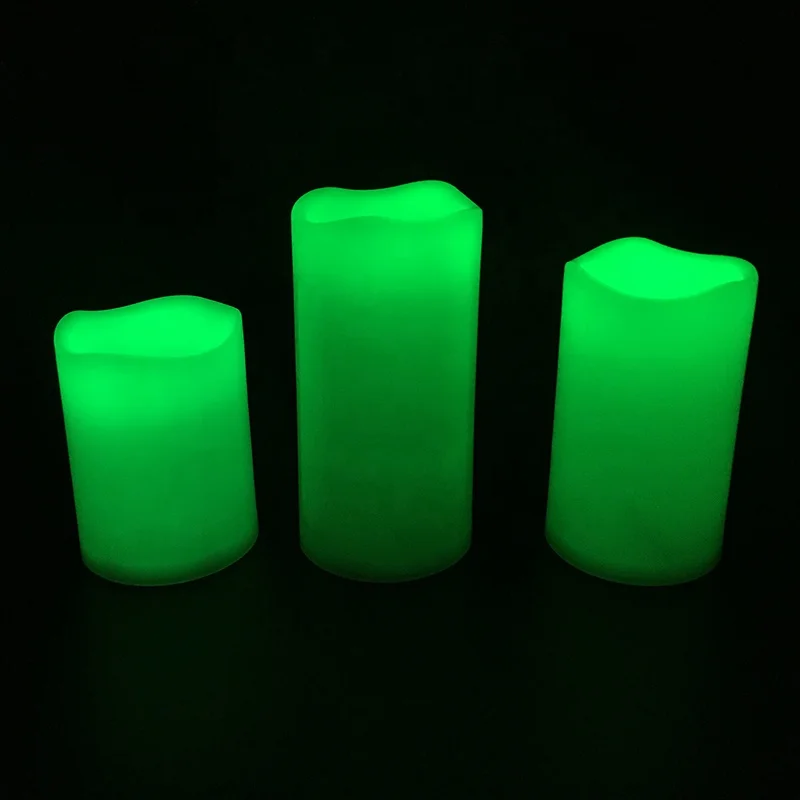 12 Color Changing Flameless LED Candle with 18 Keys Timer Remote Control