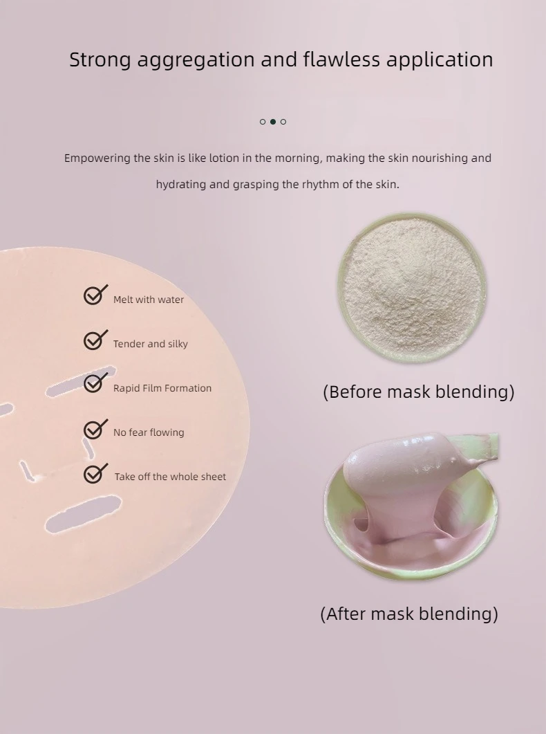 18 Years factory face skin Collagen Facial Serum for Skin Care Anti Aging Facial Crystal Peel Off Hydrogel Rose Powder Mask