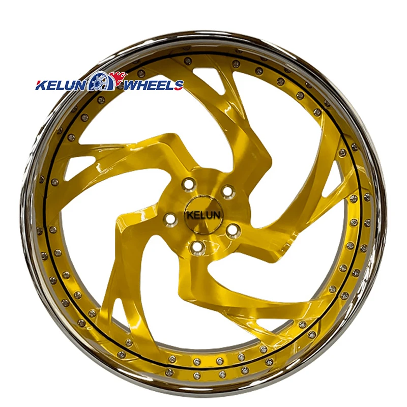 Most popular single wheel20 22 24  inch  Suitable for all models Gold chrome Aluminium wheel Forged wheels