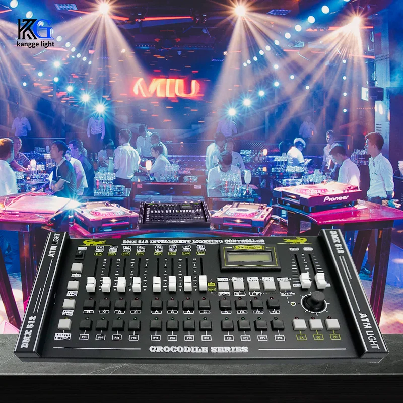 Crocodile 2024 Stage Lighting LED Moving Beam Par Light Console For Party Stage Bar KTV