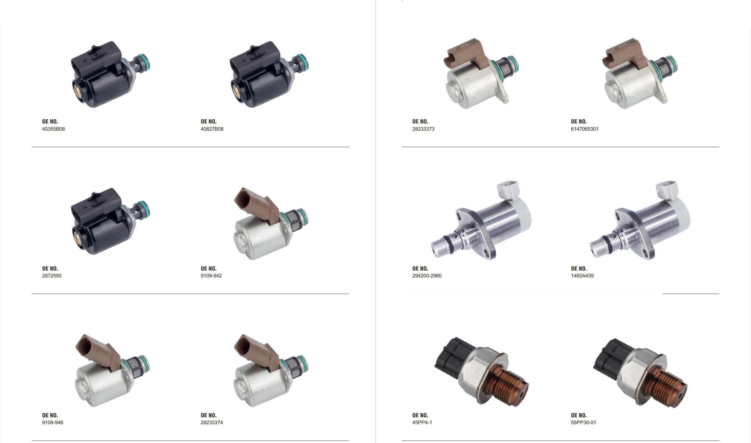 Дозирующий электромагнитный клапан SCV 294200-0370 для Bosch/Delphi/для Denso Common rail измерительный блок