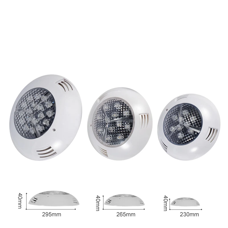 High Power Underwater Dc 12 Volt Rgb Remote Control Ip68 Waterproof Wifi Control Pool Lights Led