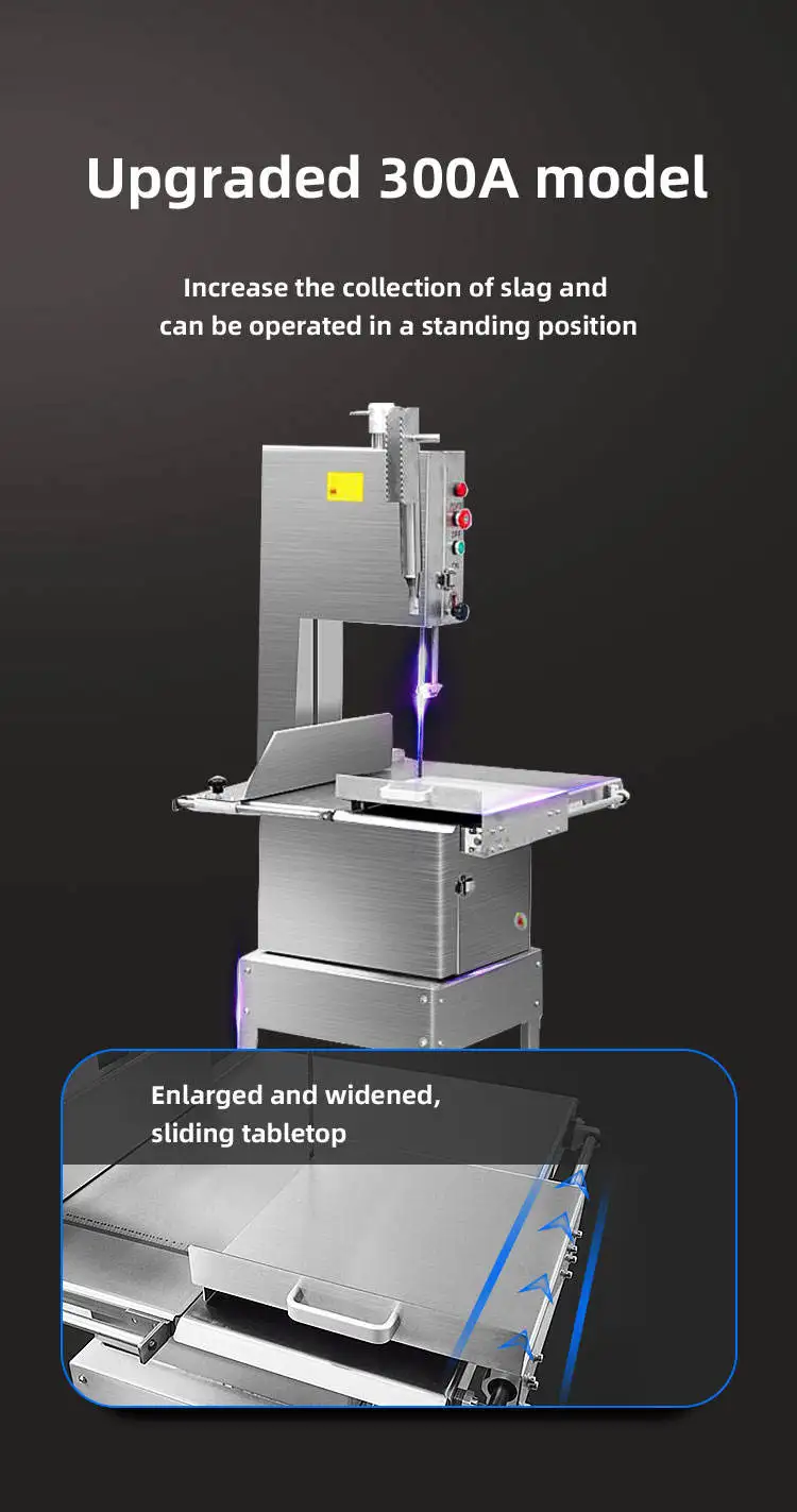 Hot Selling Electric Meat Bone Saw Pig Goat Cow Bones Slicing Cutting Frozen Pork Machine Equipment