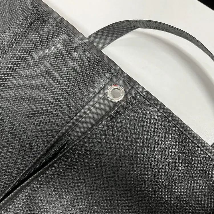 Anda Convertible Leather clear Jacket Duffel Travel Wholesale Biodegradable Garment Bag With Pockets