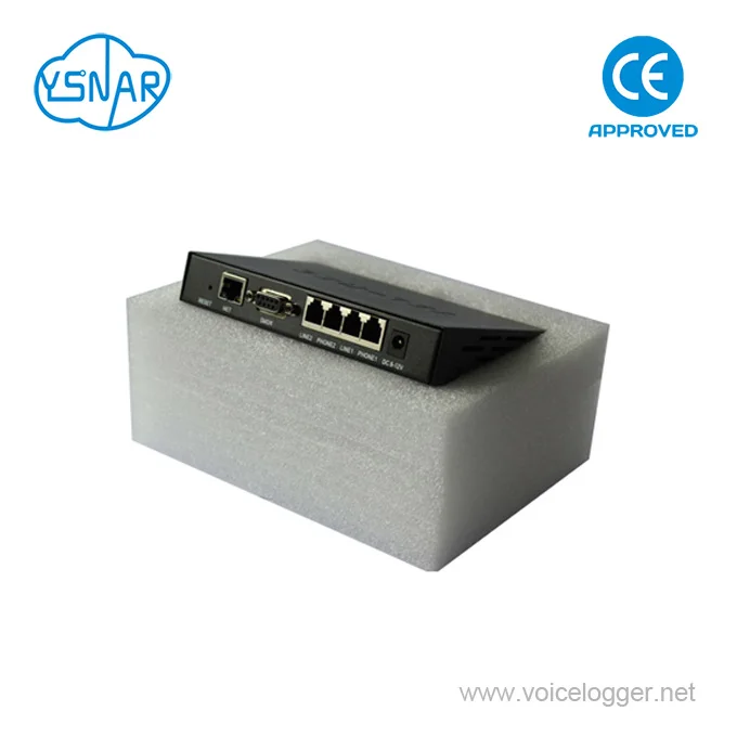 Автономный облачный сетевой телефонный рекордер NAR6102S 2CH/диктофон с SD-картой на 16 ГБ, автоответчиком и голосовым уведомлением