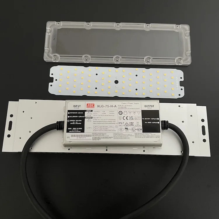 50W 72 LED Street Light Module with 120 Degree PC Cover Mean Well XLG-75-H-A Led Modules