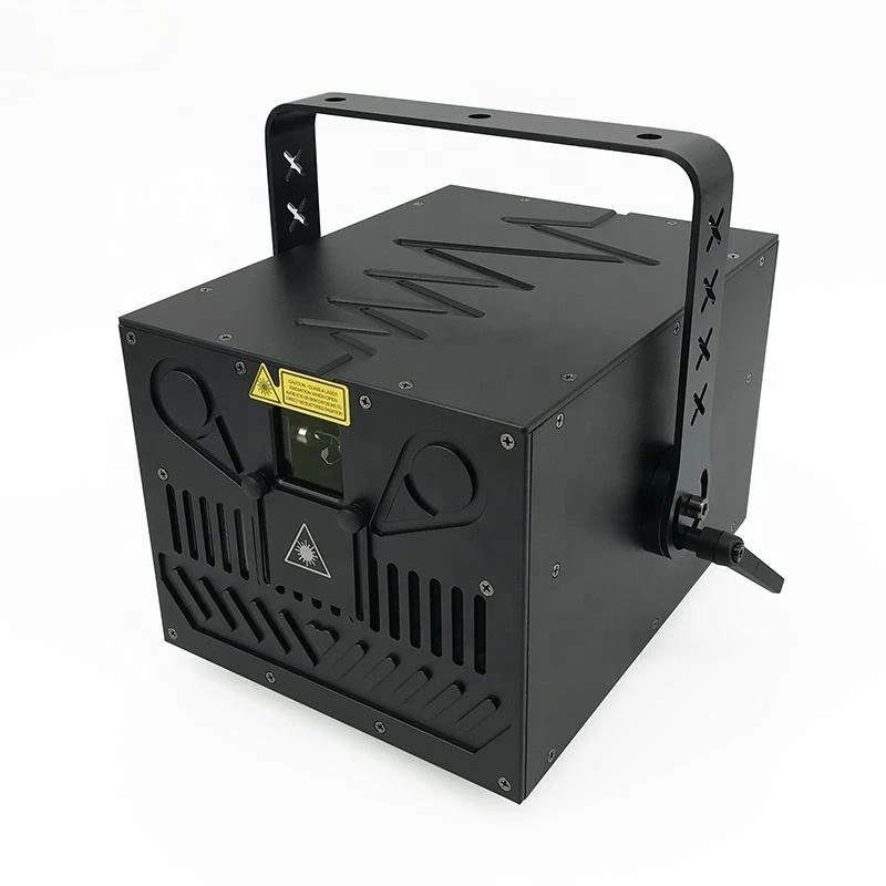 Прямая Продажа с фабрики 10 Вт RGB лазерный проектор 3D полноцветный анимированный сценический специальный эффект ночные огни 25kpps Lazer Light