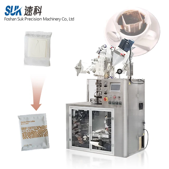 Nonwoven Sealing Hanging Ear Drip Coffee Bag Packing Machine Hanging Ear Coffee Packing Machine
