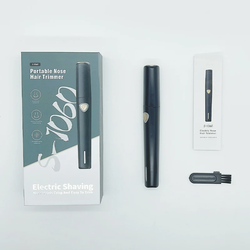 New Design Rechargeable Intelligent Noise Reduction Personal Hair Trimmer Nose Ear Men