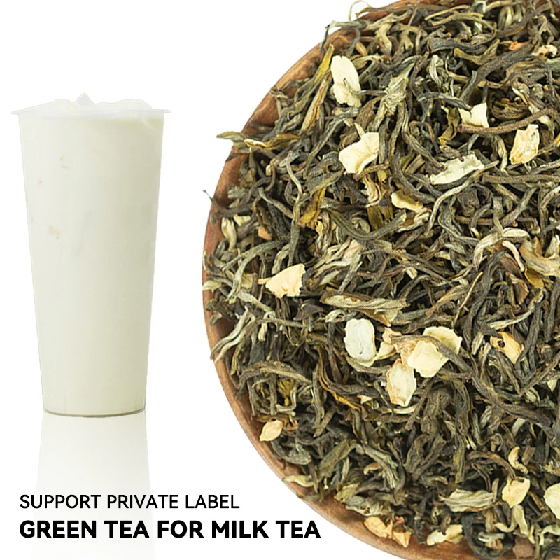 2024 Flavor-free Xueya Jasmine Green tea loose leaf milk tea shop fruit tea wholesale