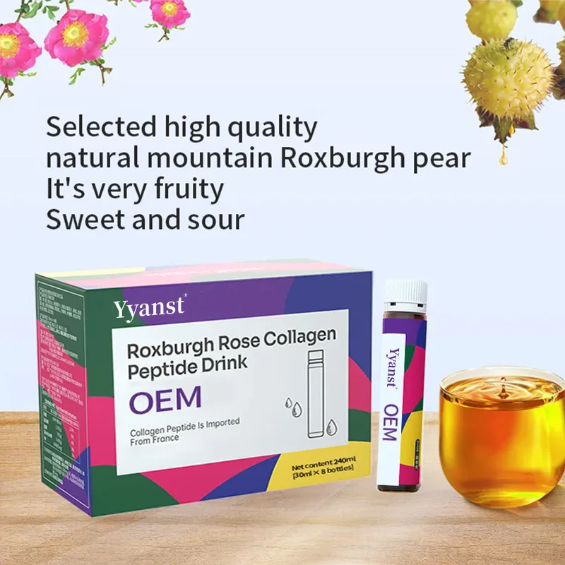 Skin Whitening Collagen Liquid Drink Collagen Tripeptide Oral Liquid Drinks Beauty Products with L-Glutathione