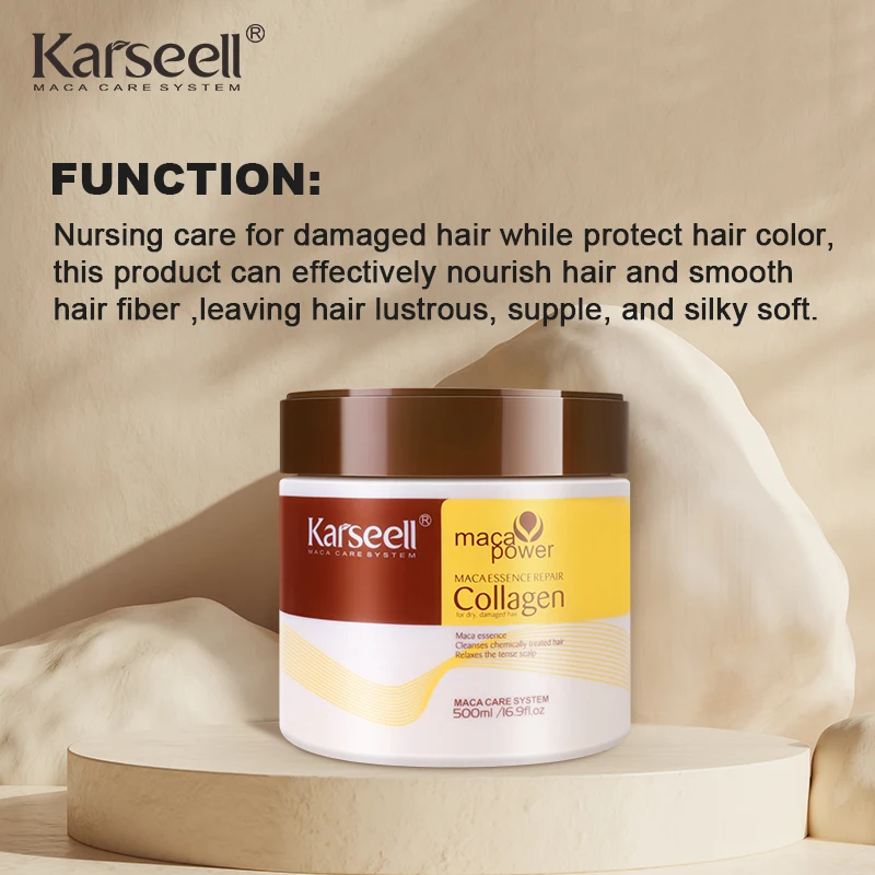 Karseell Best Hair Repair Organic Treatment Protein Keratin Hair Mask For Damaged Hair