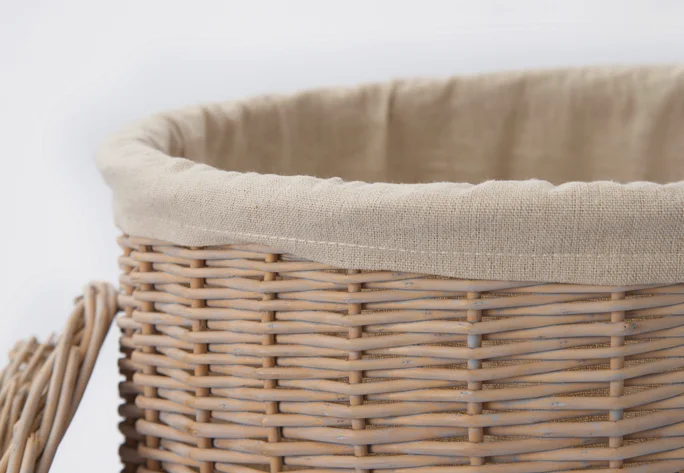 2024 Popular Straw Seagrass Storage Small Wicker Baskets With Handle Cheap For Sale