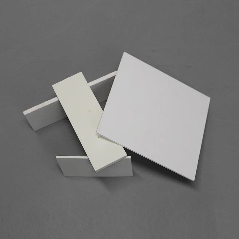 High Purity Magnesia Ceramic Rectangular Plate High Temperature Gasket 68*55*2
