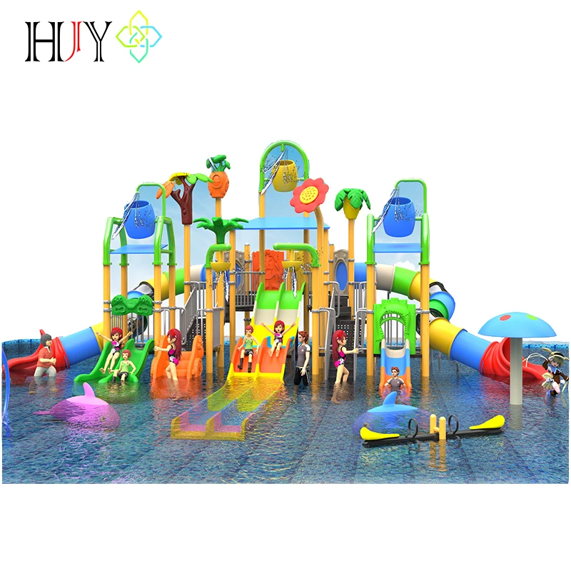 Amusement Park Attractive Children Outdoor Garden Slide Playground Equipment