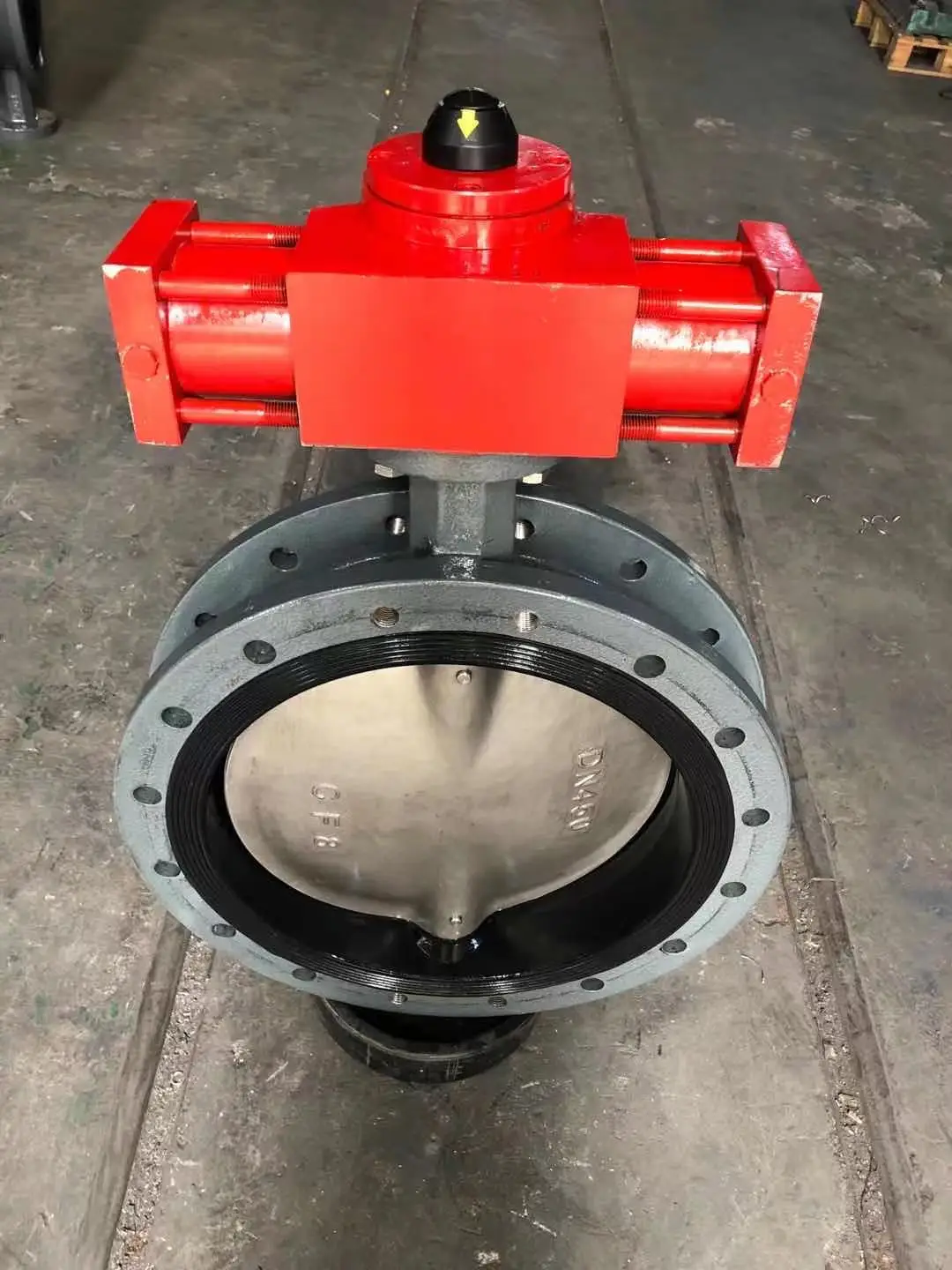 Double flange marine  butterfly valve