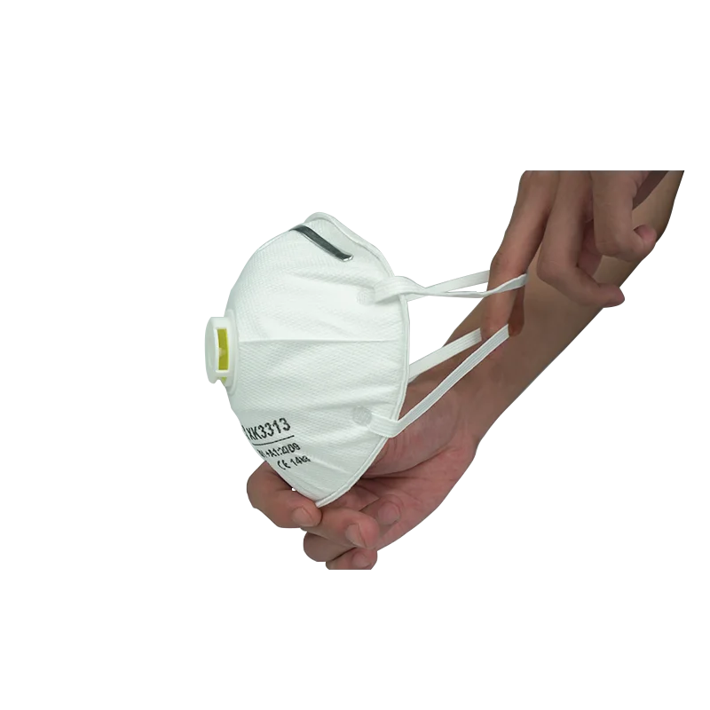 
5 Ply KN 95 FFP 2 Custom Mask GB2626-2019 Standard Filter Face Mask with Valve 5 Ply Face Respirator Cup Mask 