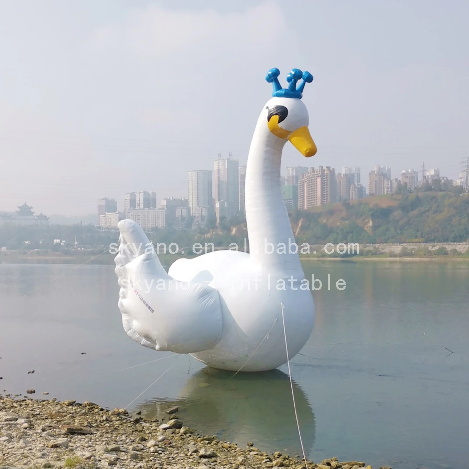 Inflatable Giant White Swan Model advertising model