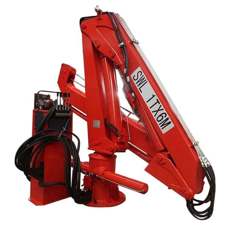4 TON 5 T Small Mini Crane Hydraulic Dredging Mud Crane Track Special Crane gruas grue Factory Sales